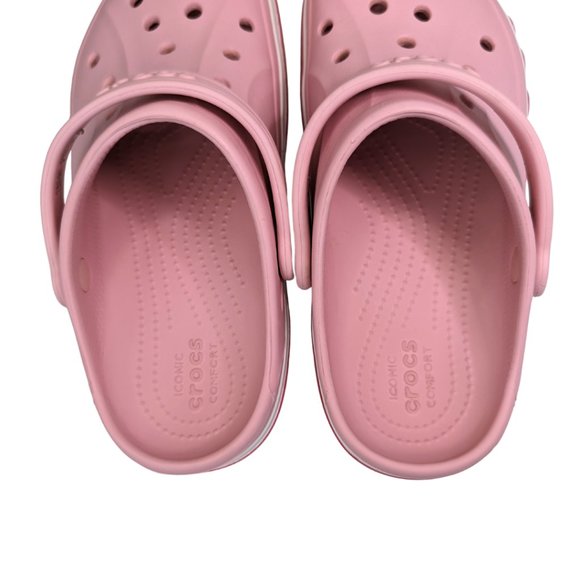 Crocs Kids' Classic Pink Clogs - Size J2 - EUC - Picture 7 of 10